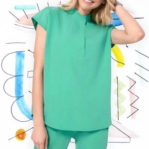 FIGS Rafaela Scrub Top Surgical Green Small NWT